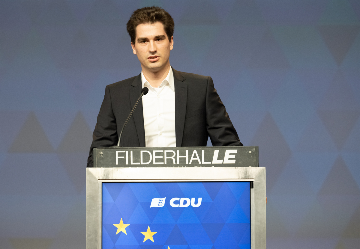 Louis Krahn ist Kandidat der CDU bei der Europawahl 2024
